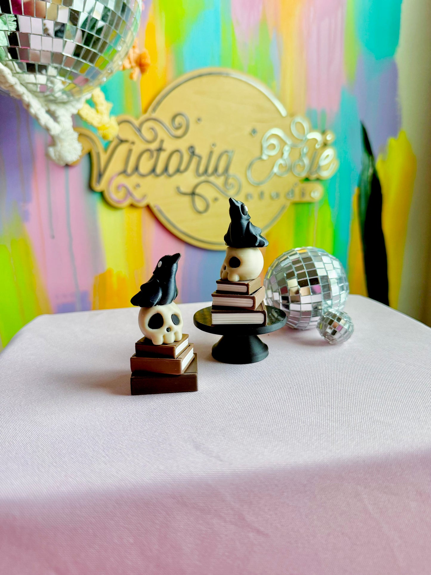 Goth Book Stack Clicker (restock 5/27)