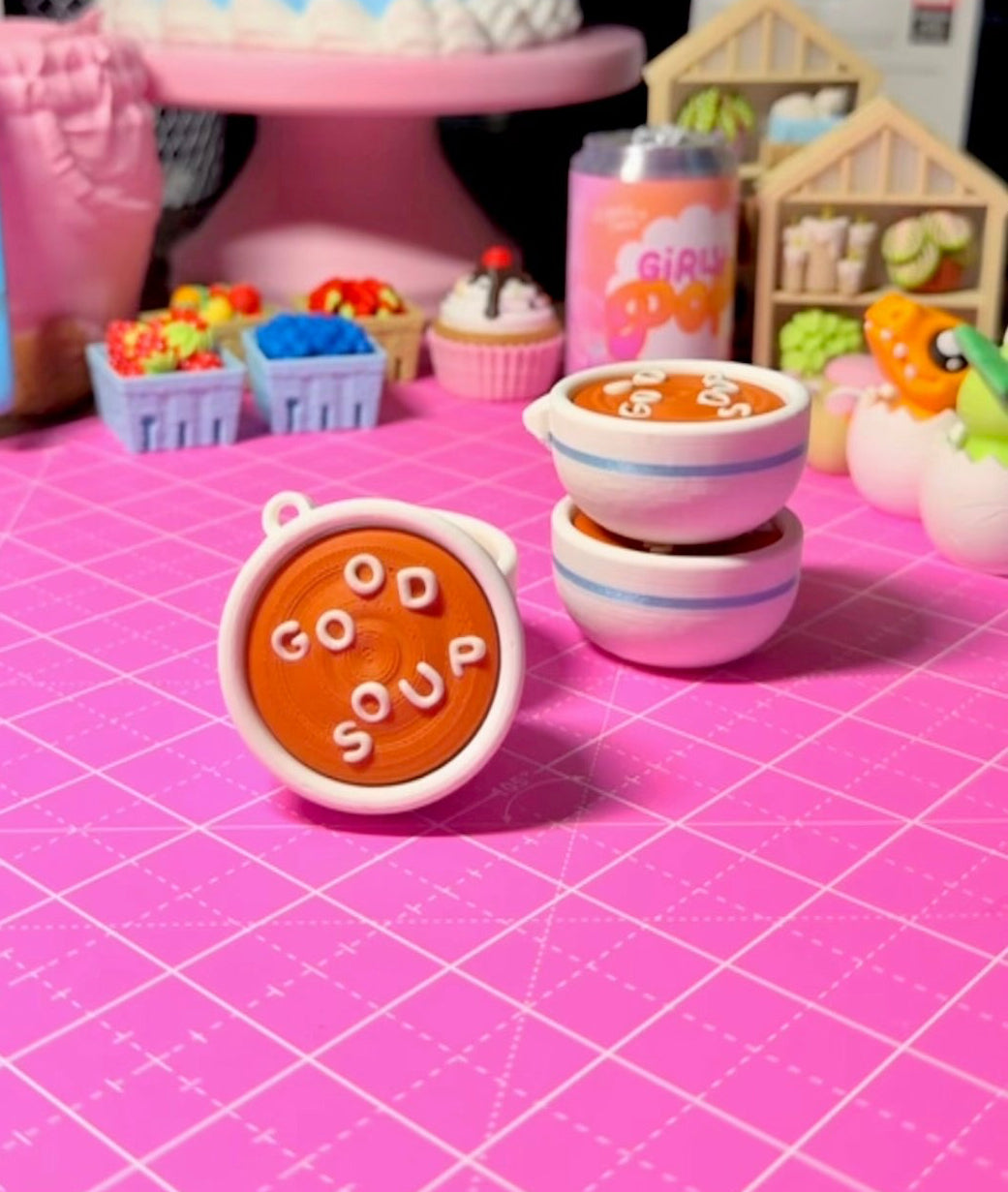 Good Soup Clicker Keychain