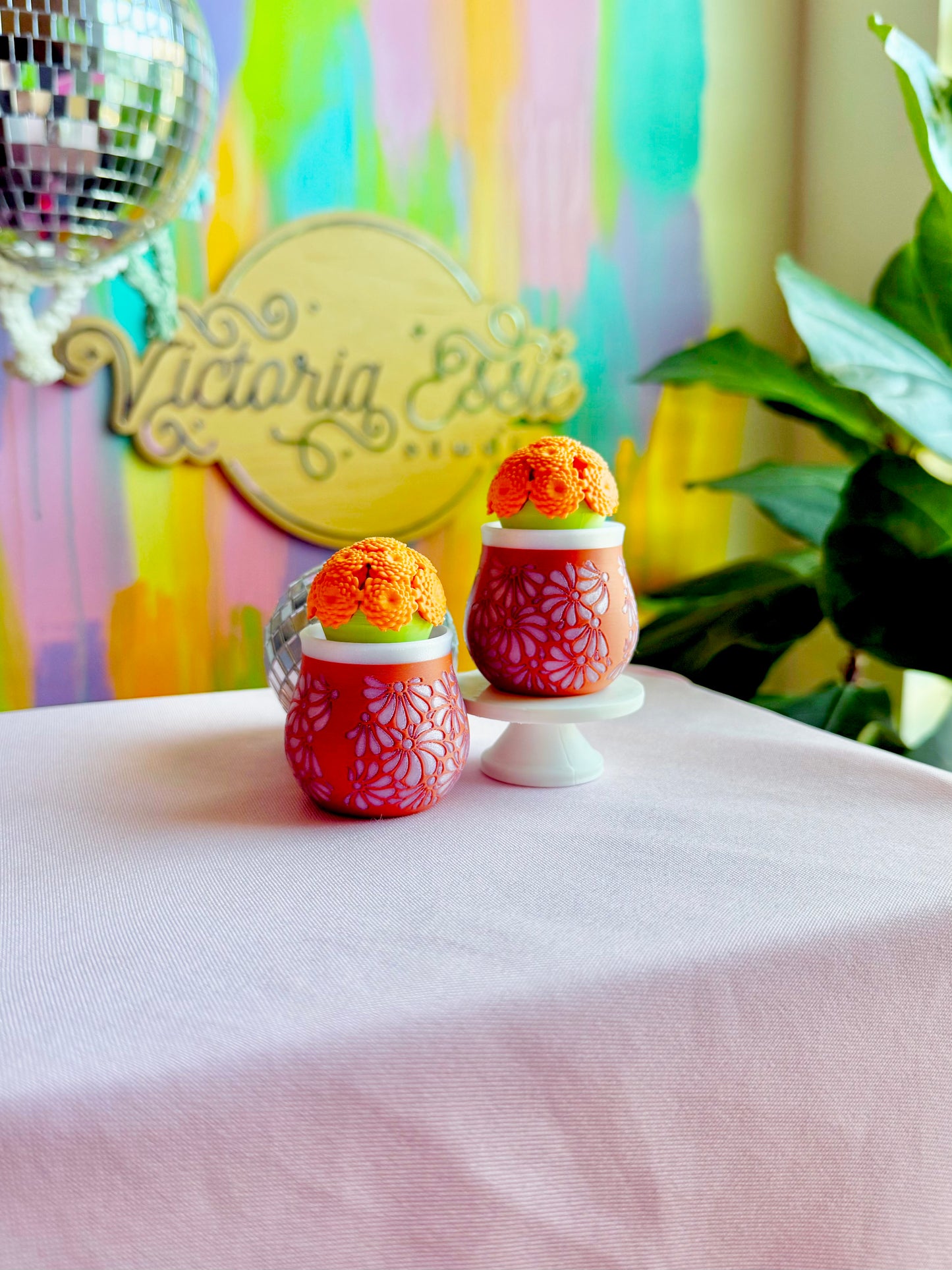 Marigold Clicker Keychain