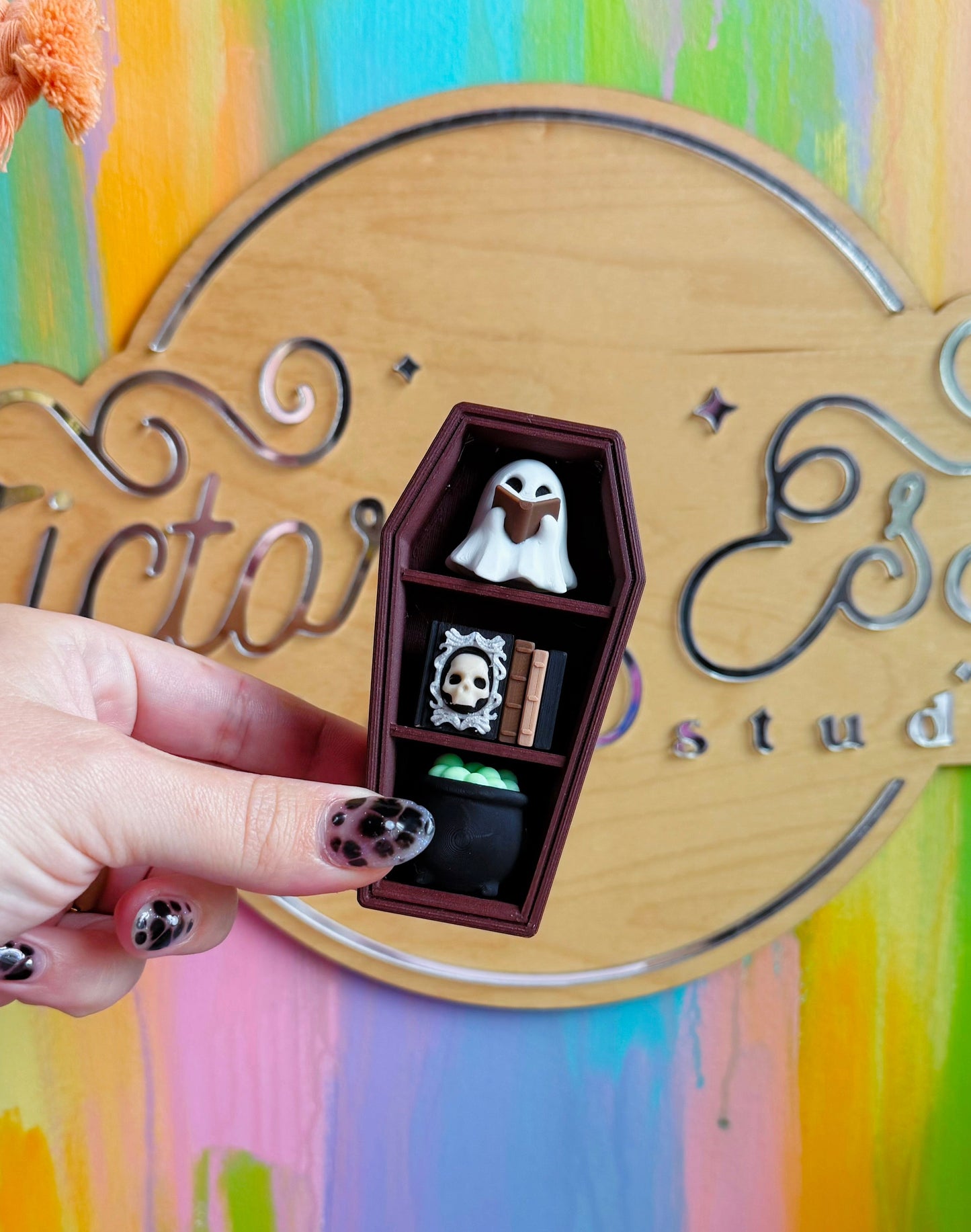 Coffin Bookcase 3-Clicker