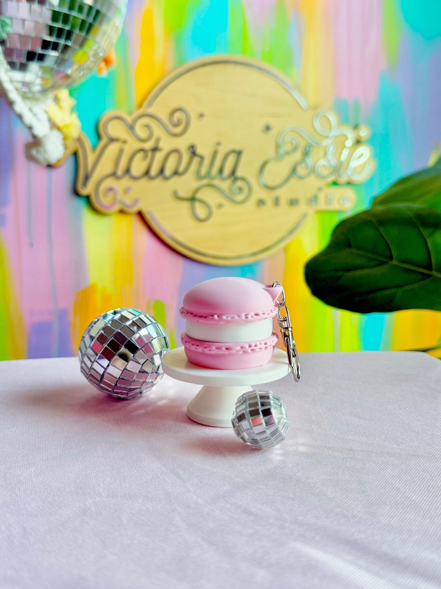 Macaron Clicker Keychain