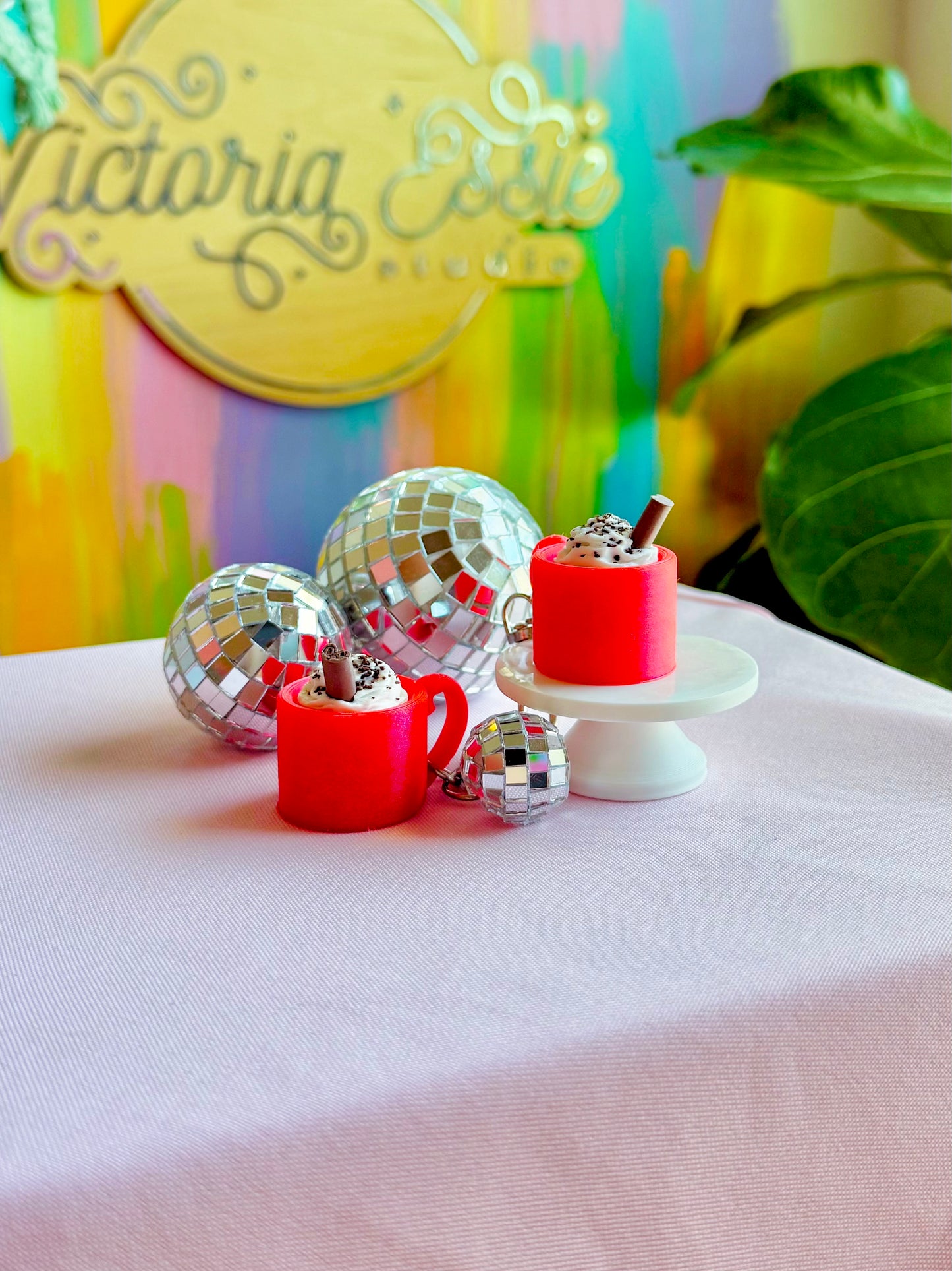 Cinnamon Cocoa Clicker Keychain