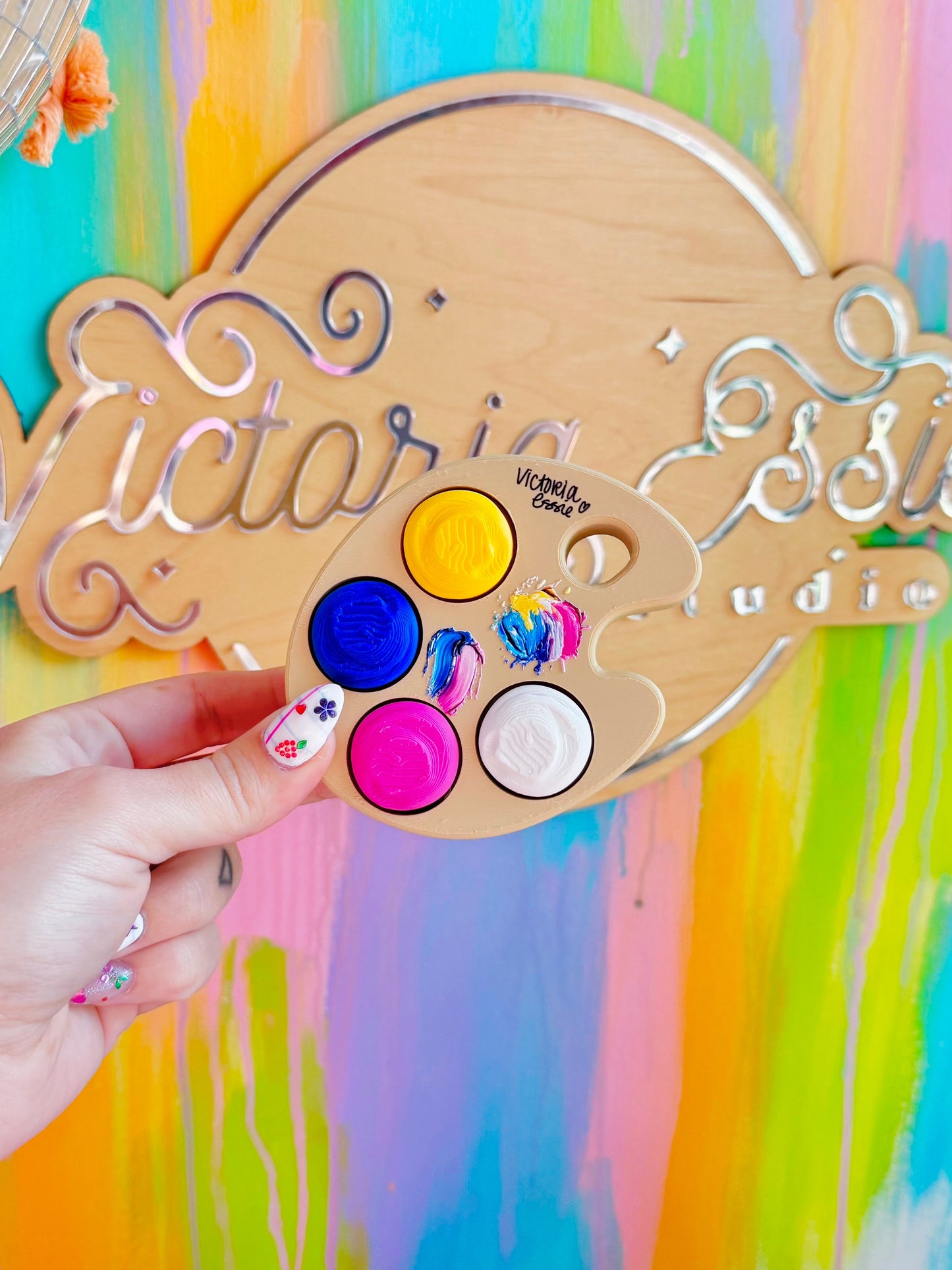 Paint Palette 4-Clicker Mixed Fidget