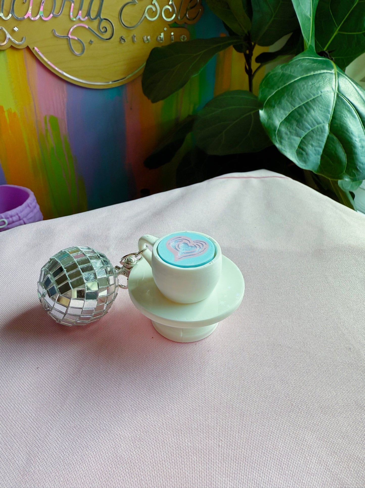Latté Clicker Keychain