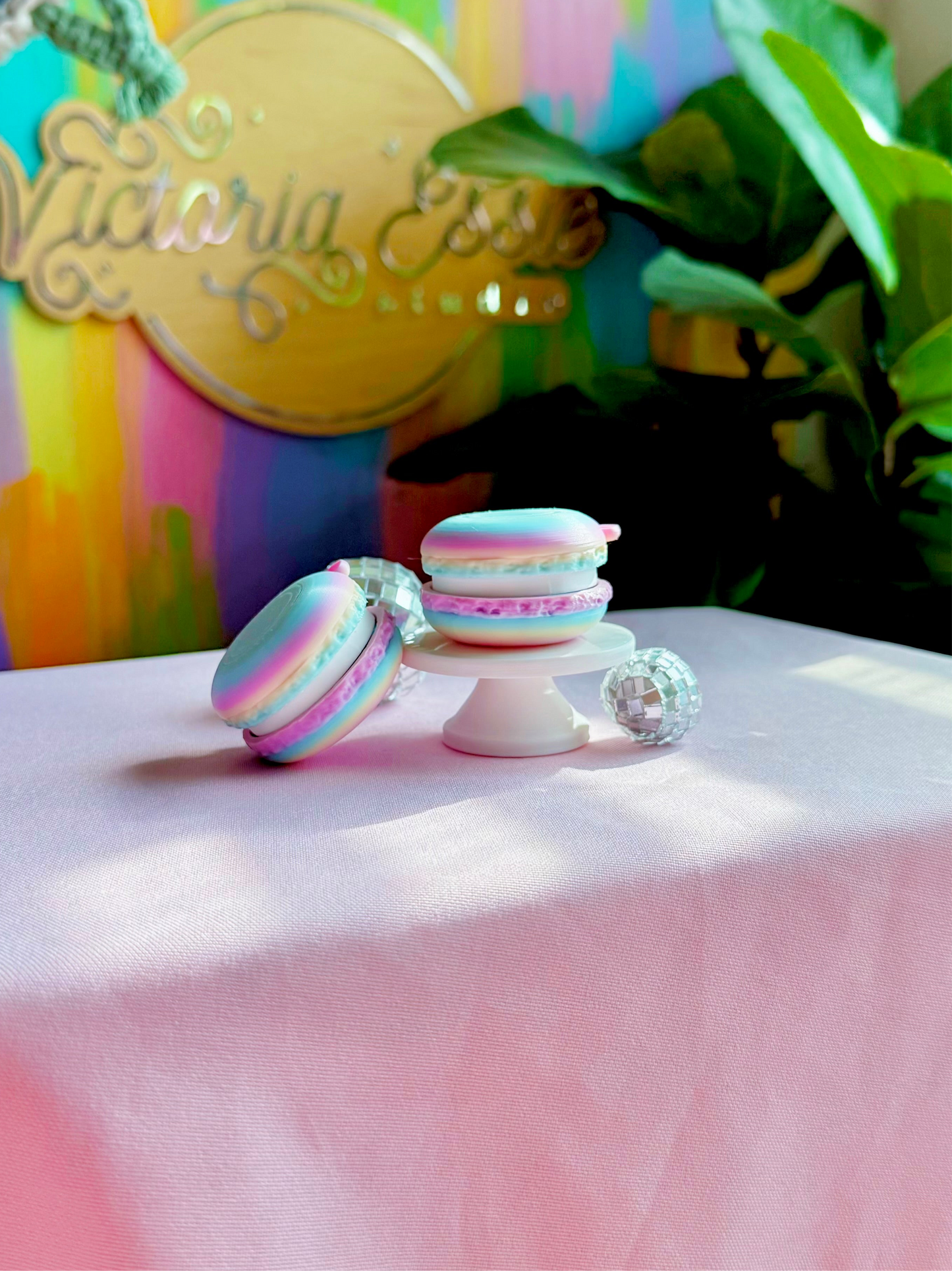Macaron Clicker Keychain