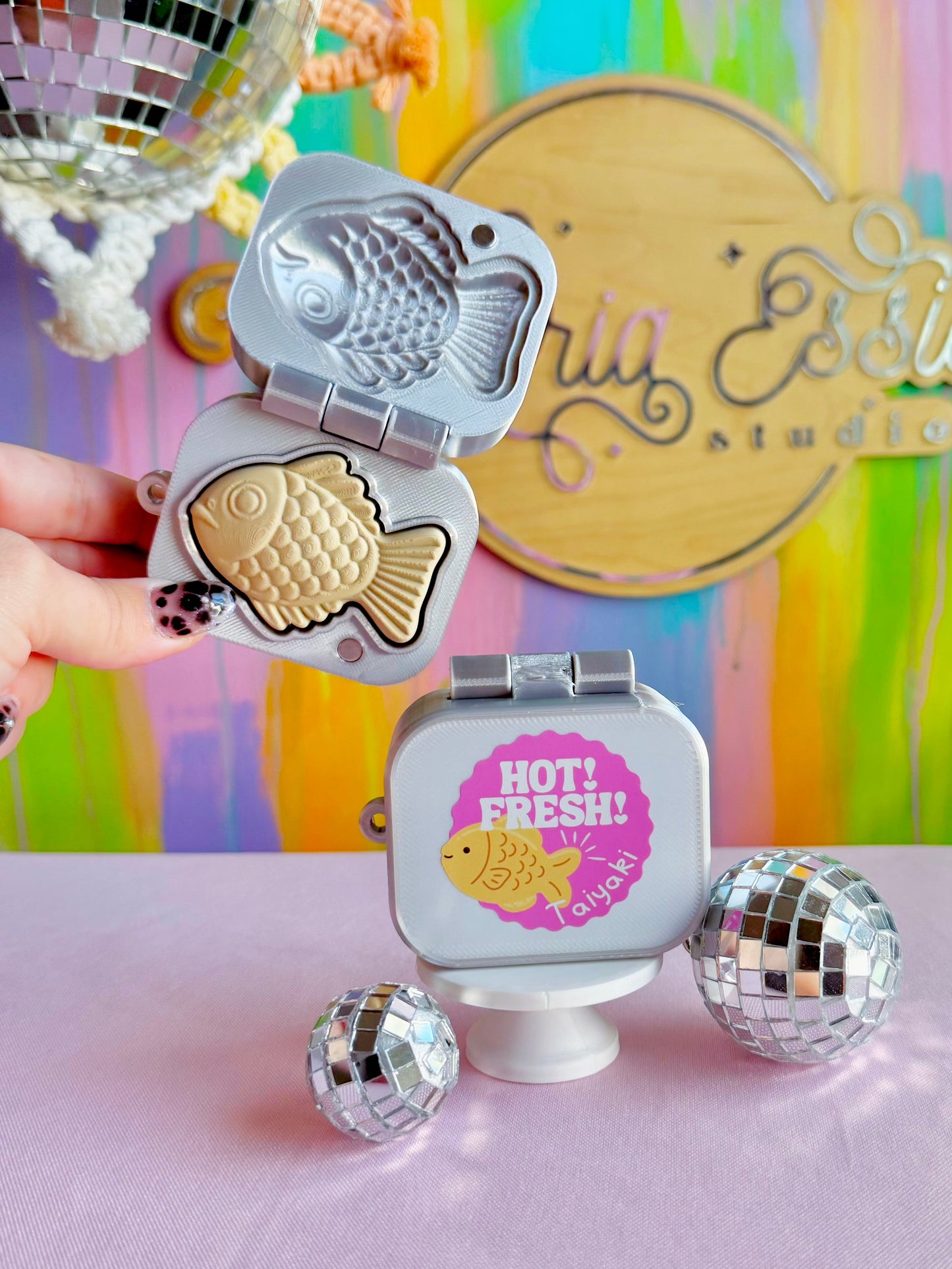 Taiyaki Clicker Keychain