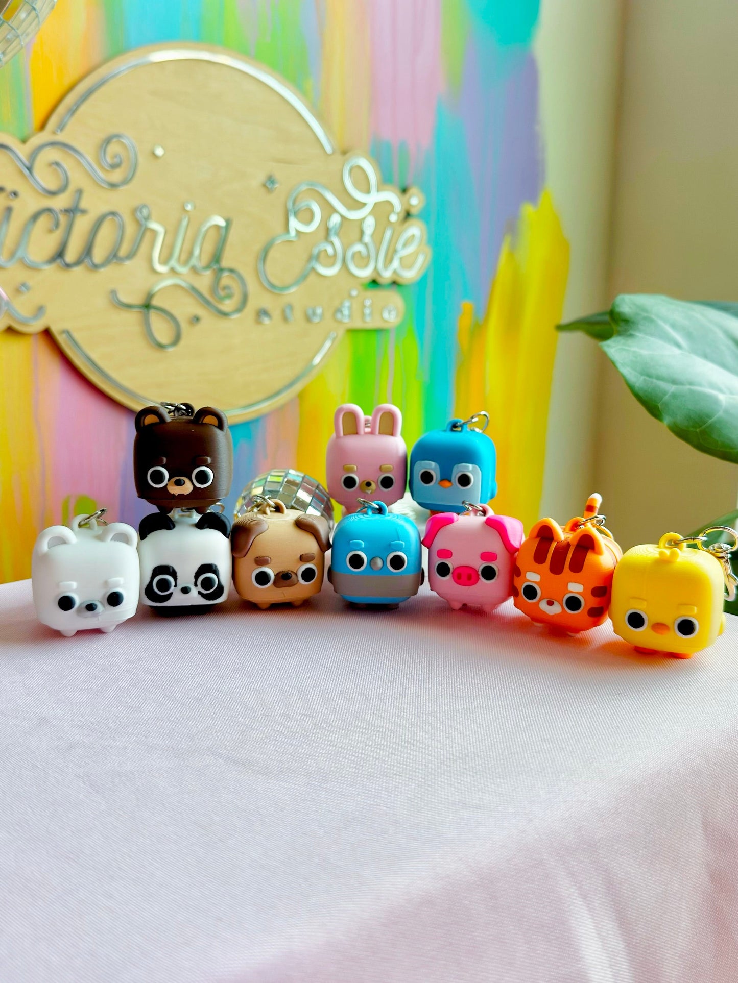 Mini Animal Clicker Keychain