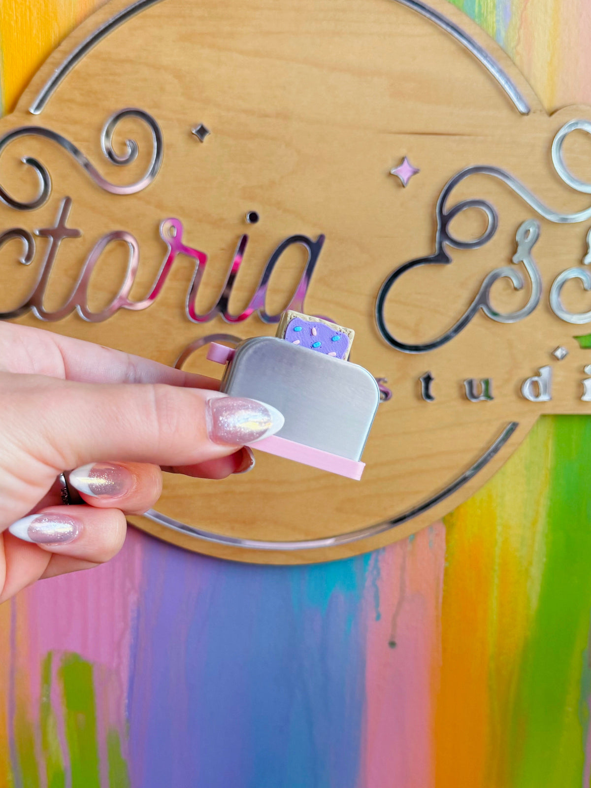 Toaster Clicker Keychain