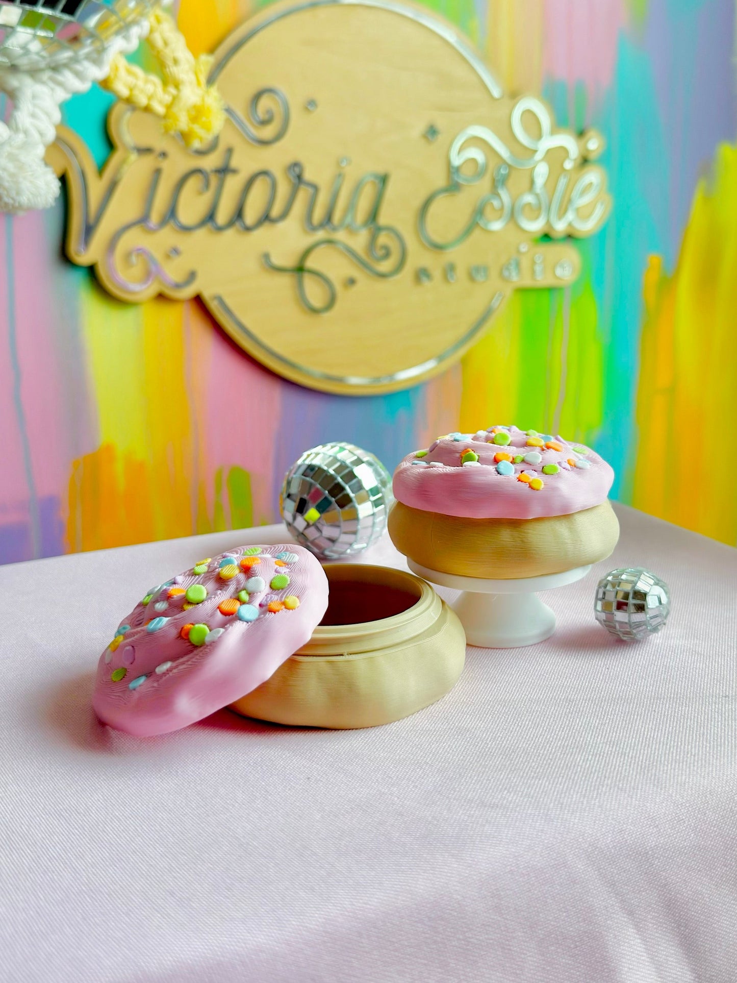 Rainbow Sprinkle Cookie Pill Case