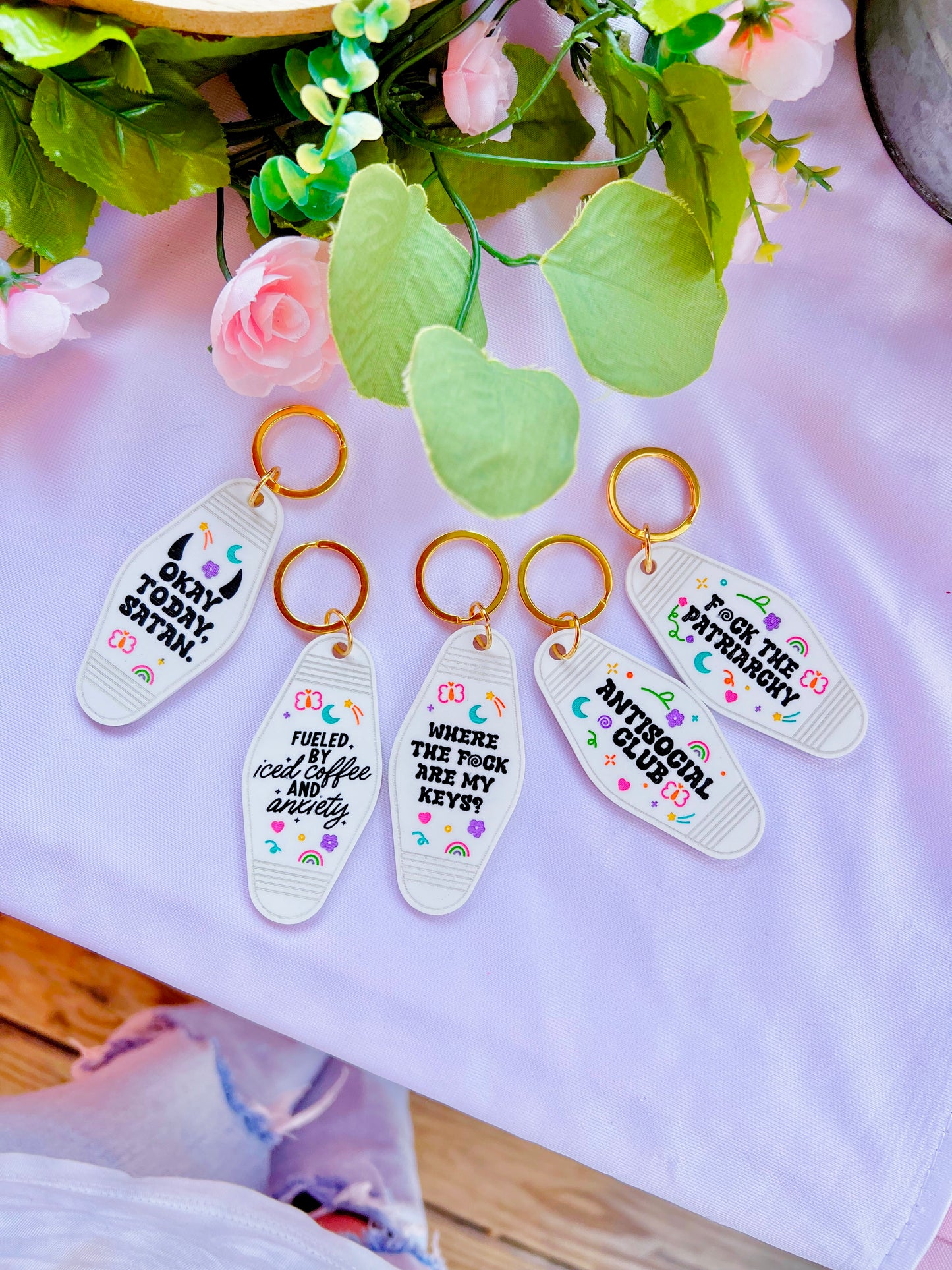 Motel Keychains
