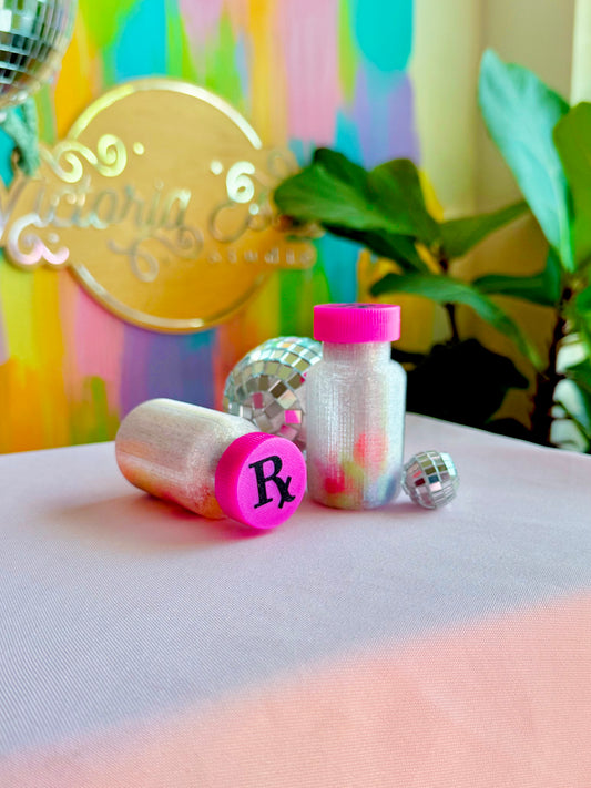 Rainbow Med Bottle Clicker