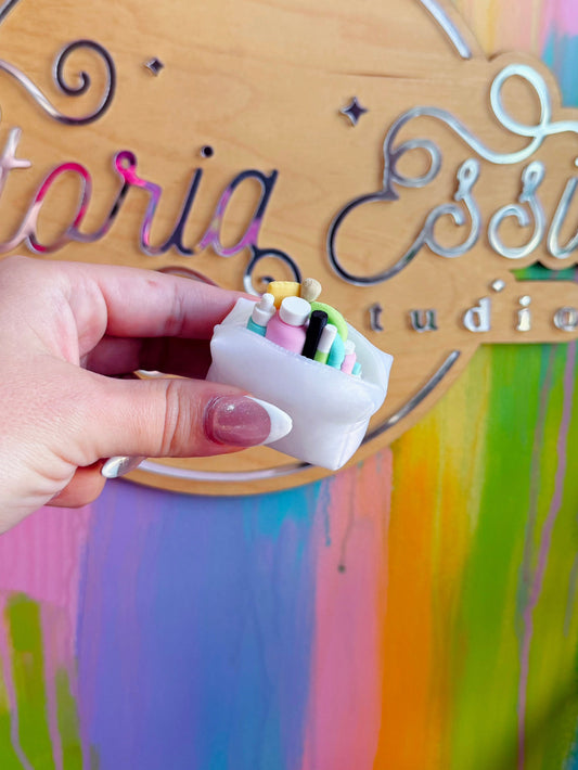 Makeup Bag Clicker Keychain