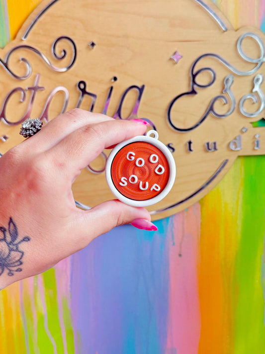 Good Soup Clicker Keychain