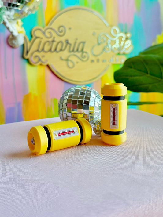 Laugh Canister 2-Clicker Keychain