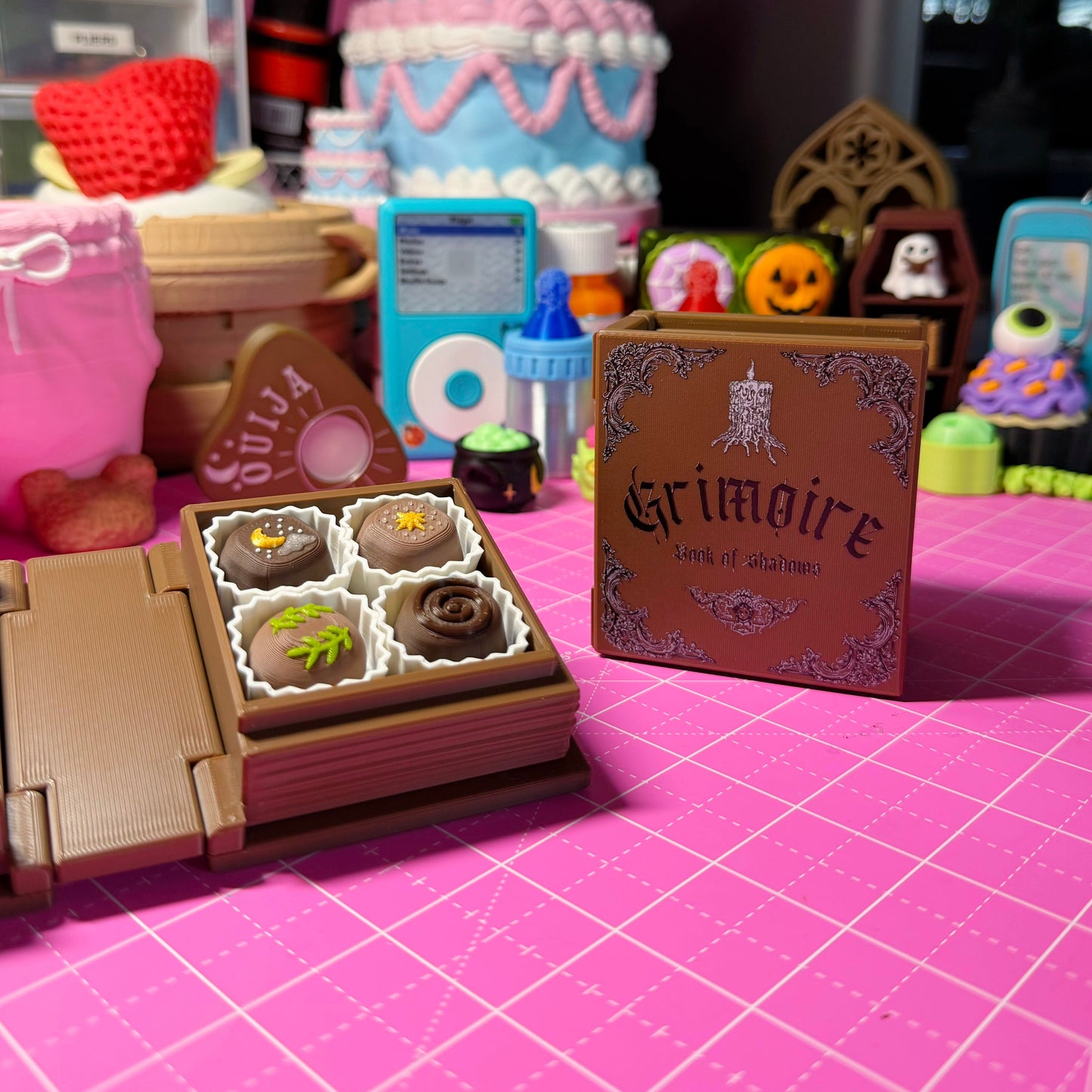 Chocolate Grimoire Book Mixed Clicker