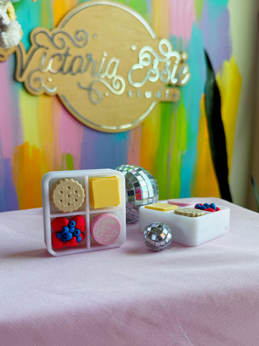 Lunch Time! Mixed Clicker Keychain
