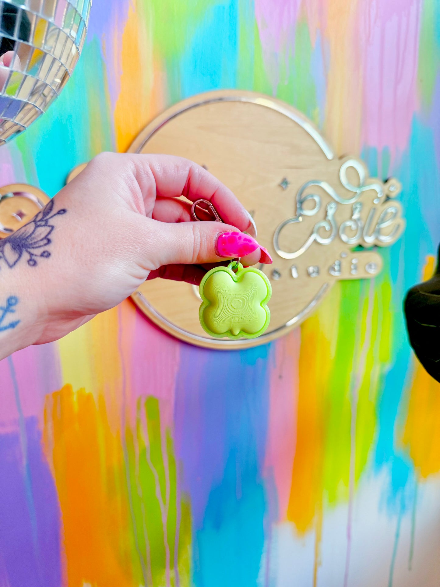 Lucky Charms Clicker Keychain