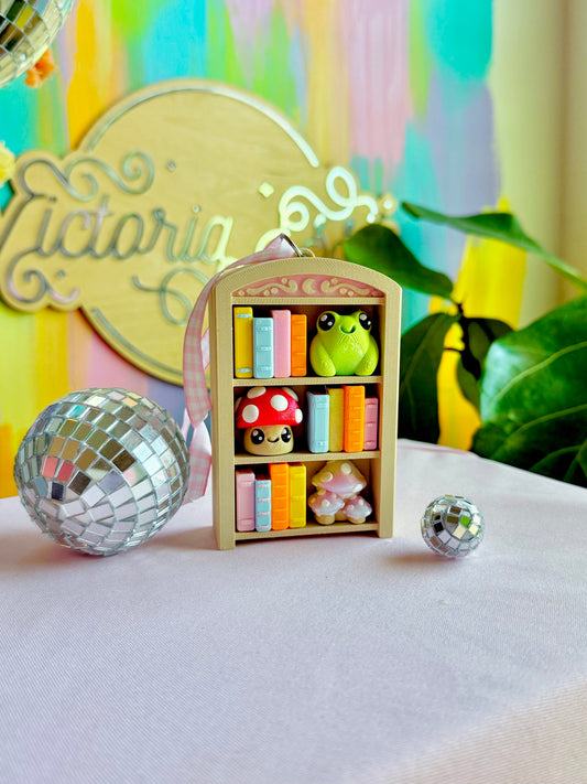 Large Book Nook Ornament Clicker