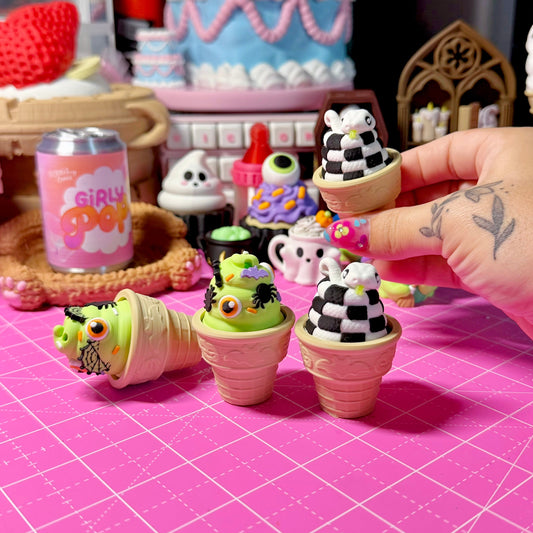 IceScream Cone Clicker Keychain