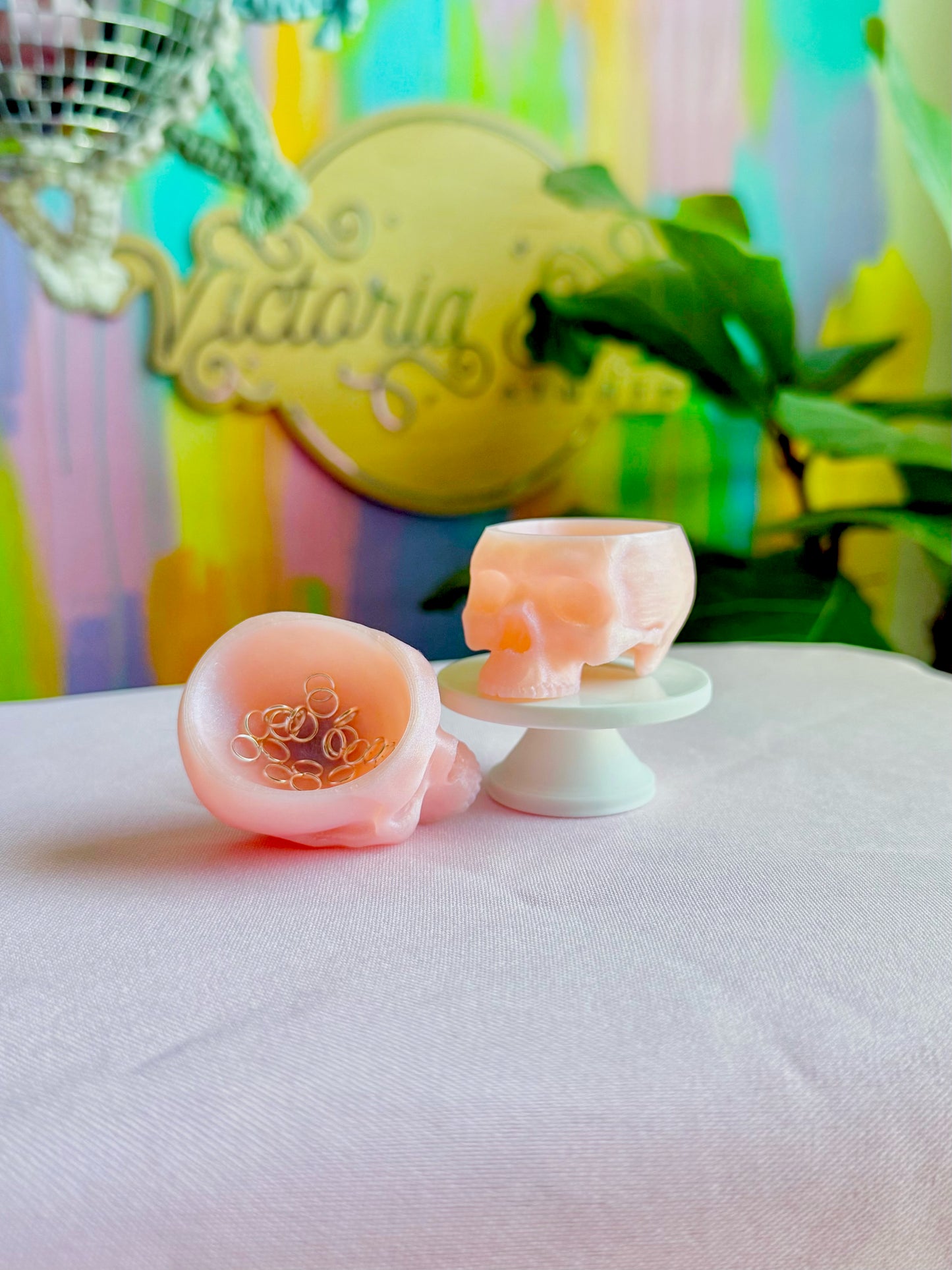 Mini Skull Magnetic Small Parts Cup