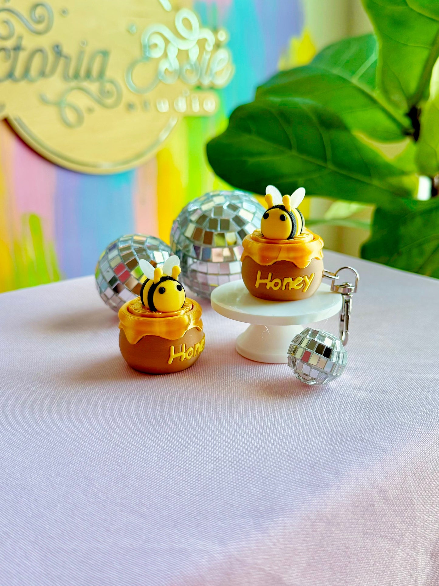 Honey Pot Clicker Keychain