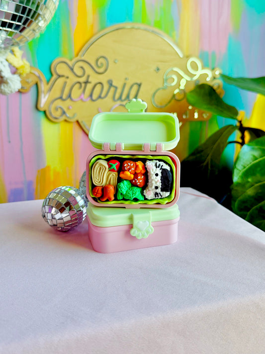 Mint/Pink Bento Box