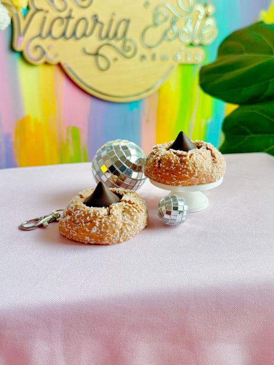 Peanut Butter Blossom Clicker Keychain