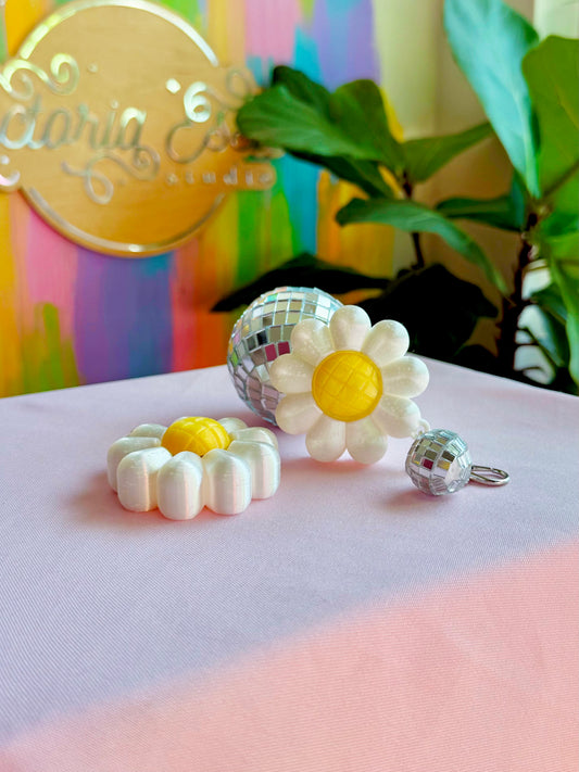 Daisy Clicker Keychain