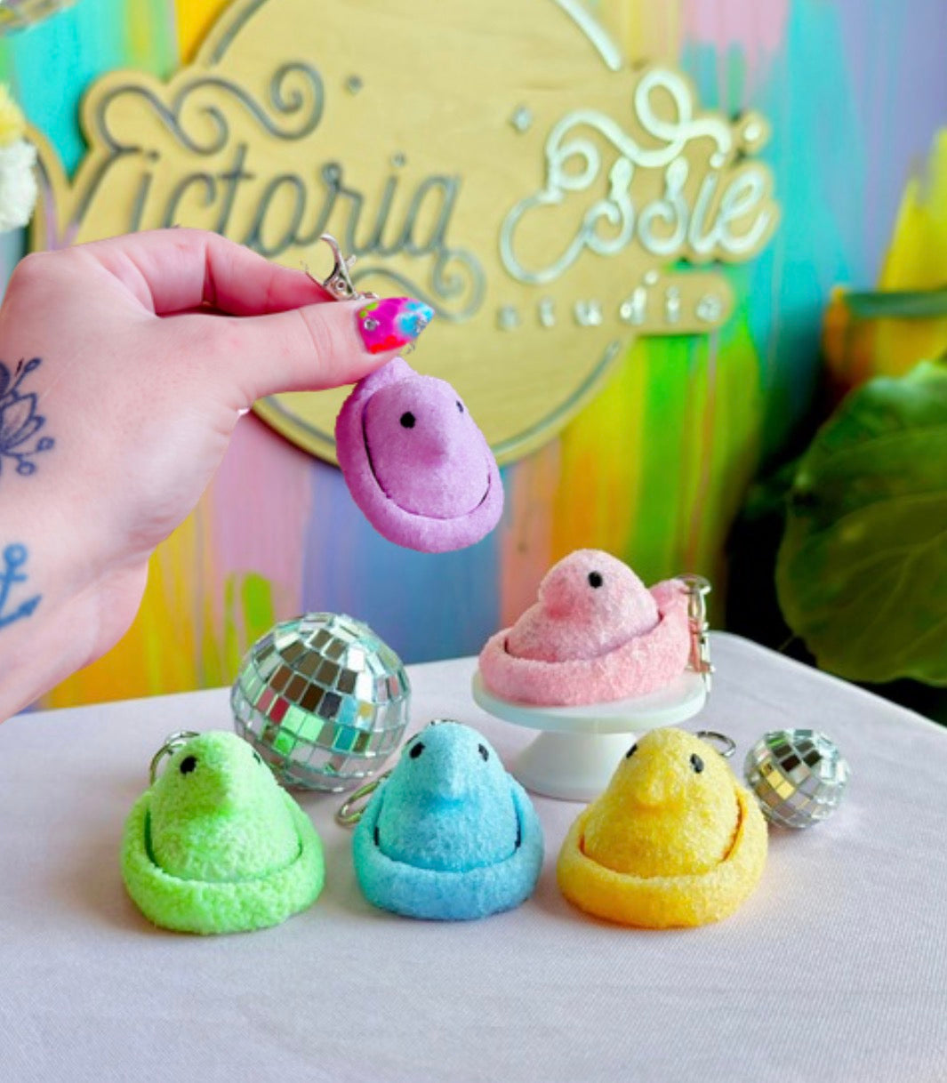 Peep Clicker Keychain