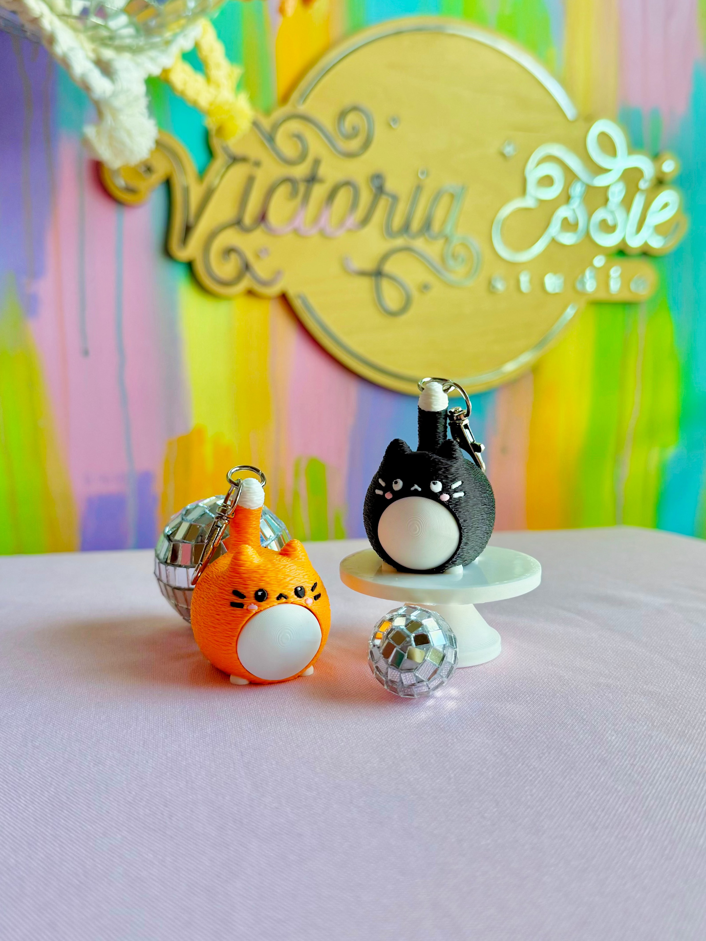 Chonky Cat Clicker Keychain