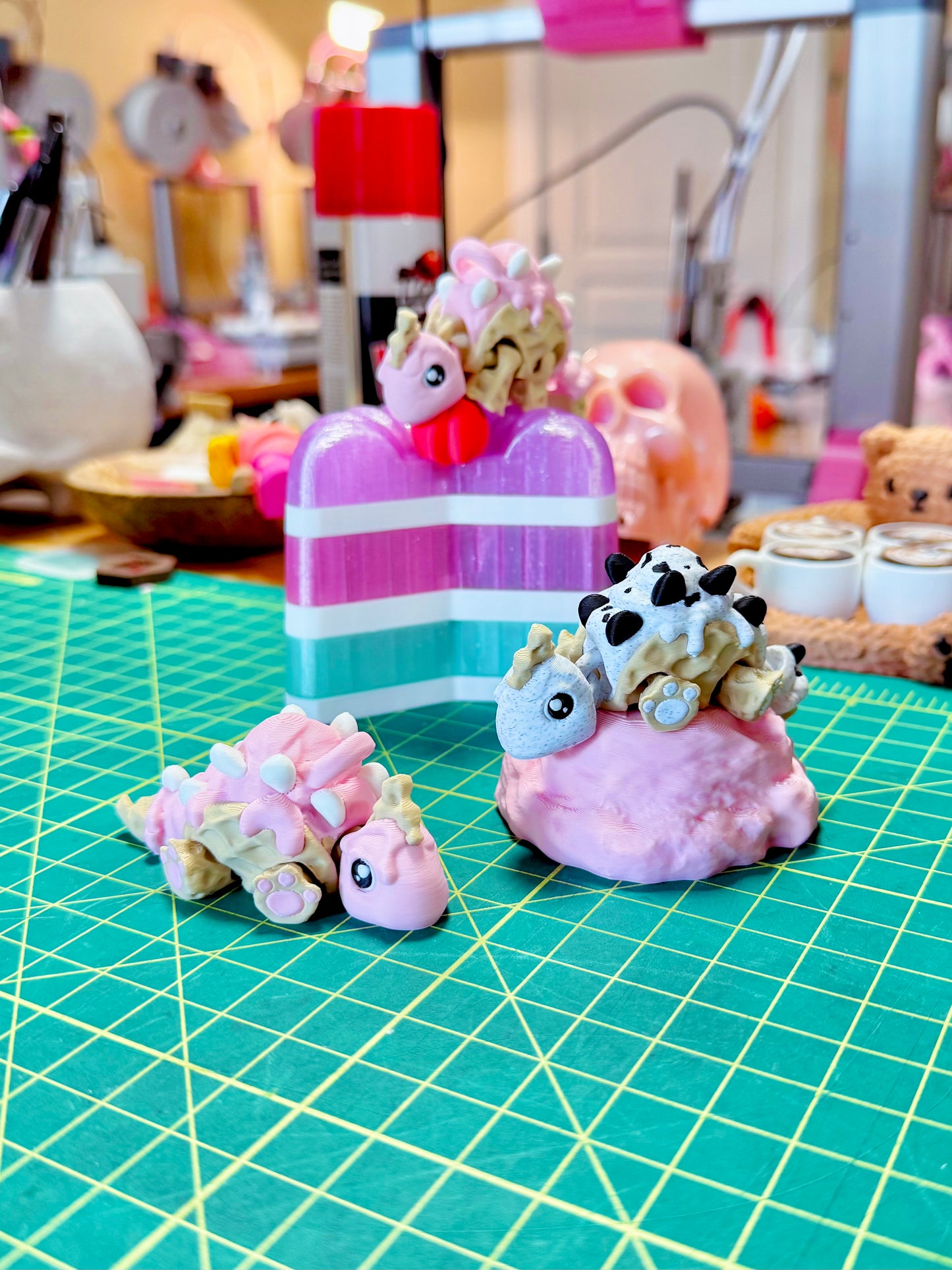 Scooposaurus Flexi Keychain