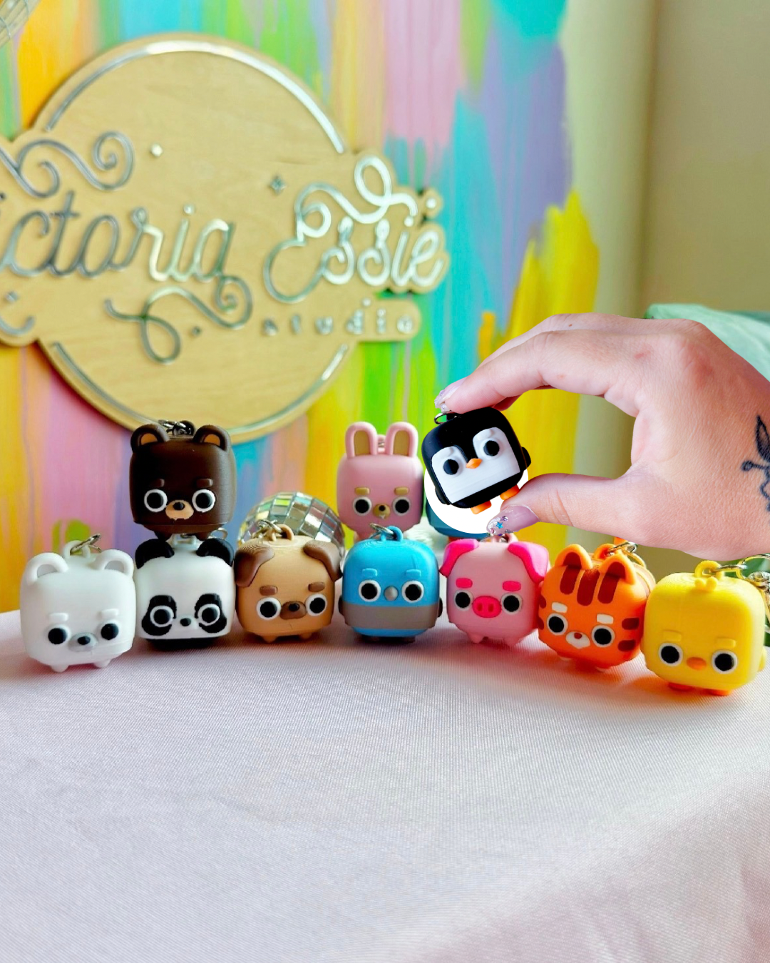 Mini Animal Clicker Keychain